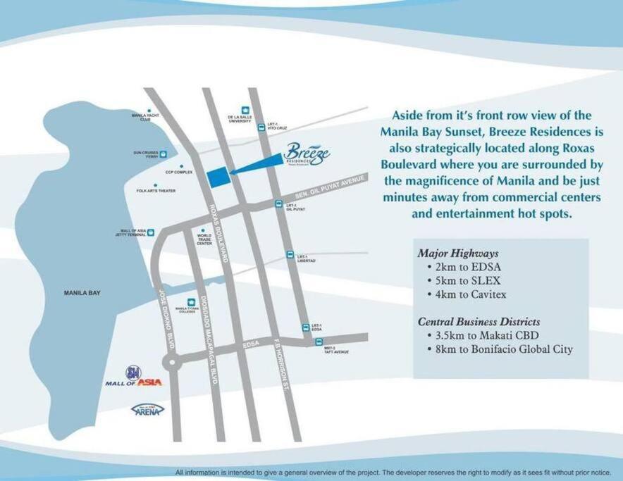 Breeze Residences - 1Br Unit With Balcony -Top Floor Manila Eksteriør bilde
